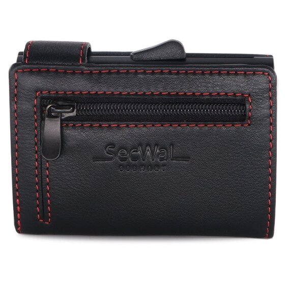 SecWal SecWal 1 Kreditkartenetui Geldbörse RFID Leder 9 cm