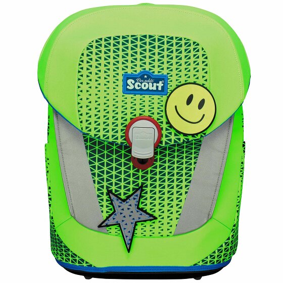 Scout Sunny II Neon Safety Schulranzen-Set 4-teilig