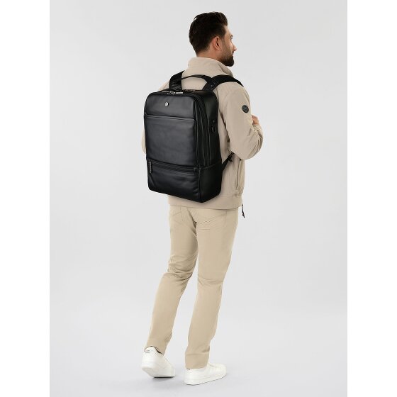 Jekyll & Hide Business-Rucksack RFID Schutz Leder 40 cm Laptopfach