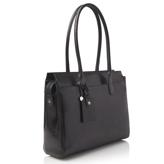 Castelijn & Beerens Ellen Schultertasche Leder 40 cm Laptopfach