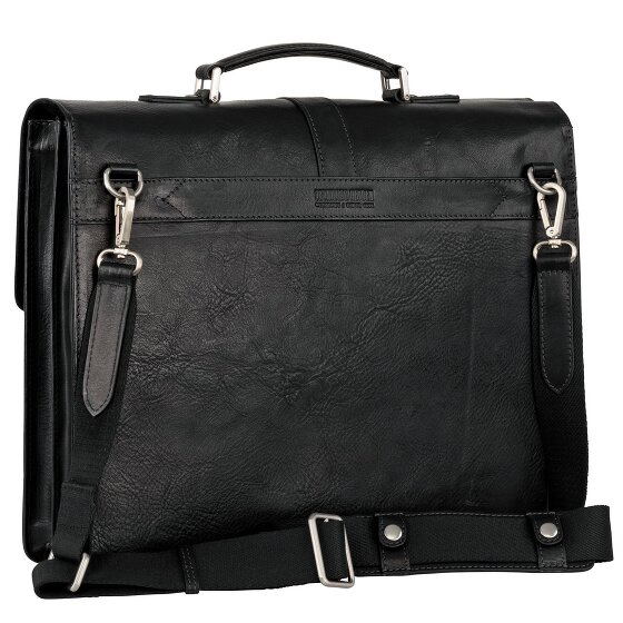 Leonhard Heyden Bergamo Aktentasche Leder 40 cm Laptopfach