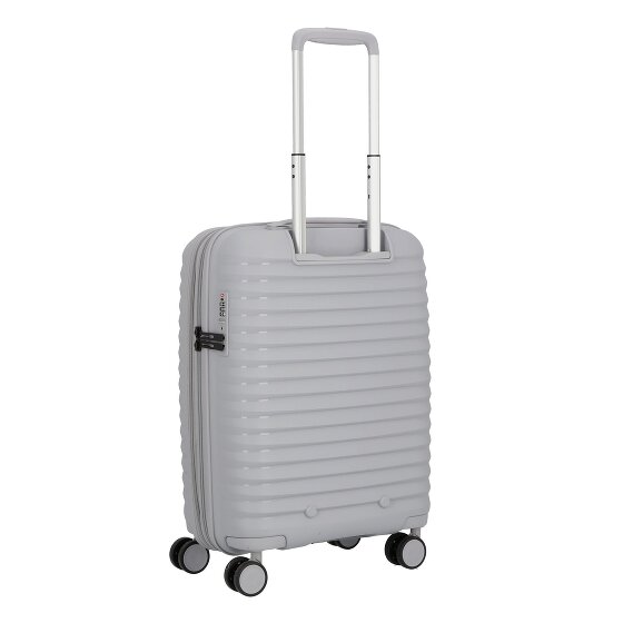 d&n Travel Line 4500 4 Rollen Kabinentrolley S 55 cm mit Dehnfalte