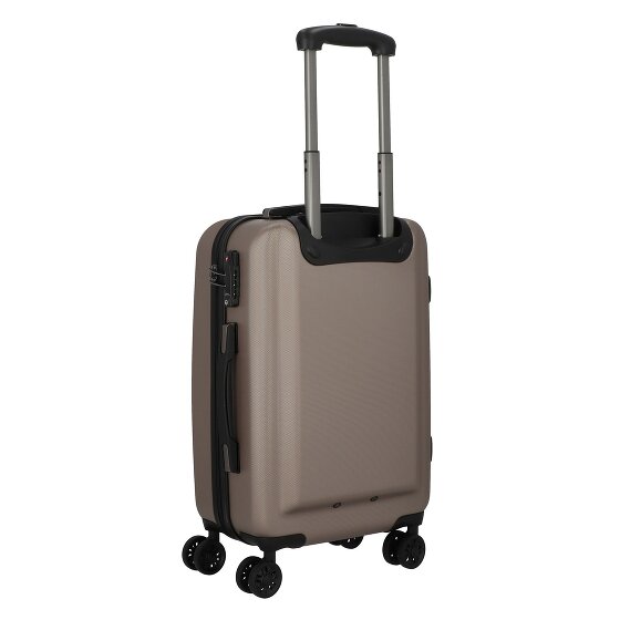bugatti Lima 2.0 4-Rollen Kabinentrolley 55 cm mit Doppelrollen