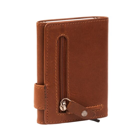 The Chesterfield Brand Leicester Kreditkartenetui RFID Schutz Leder 7 cm