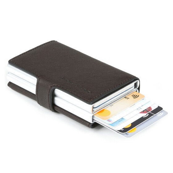 Piquadro Blue Square Kreditkartenetui RFID Leder 7 cm