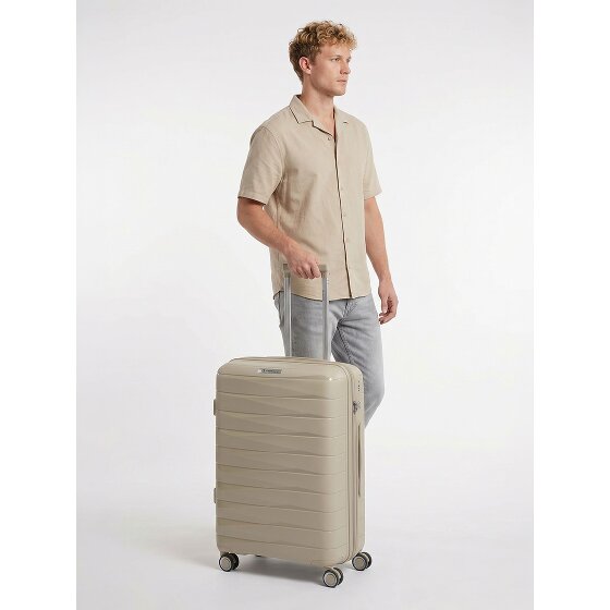 Franky London 4 Rollen Trolley M 65 cm mit Dehnfalte