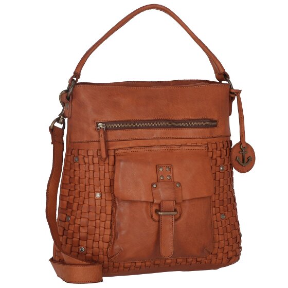 Harbour 2nd Soft Weaving Iris Schultertasche Leder 33 cm