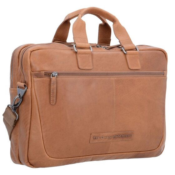 The Chesterfield Brand Wax Pull Up Aktentasche Leder 40 cm Laptopfach