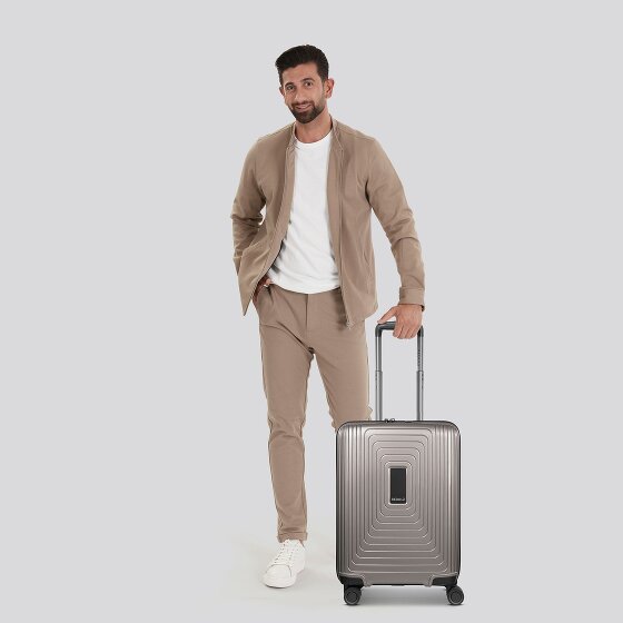 Redolz Essentials 14 4 Rollen Kabinentrolley 55 cm mit Dehnfalte