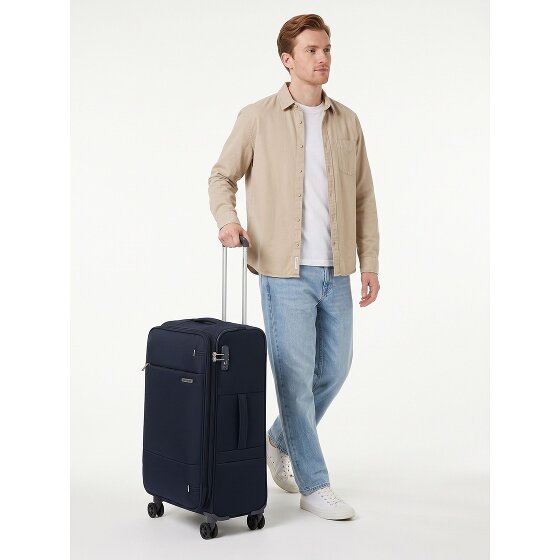 Samsonite Base Boost 4 Rollen Trolley 66 cm mit Dehnfalte