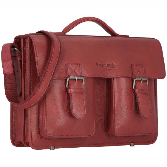 Greenland Nature Aktentasche Leder 40 cm