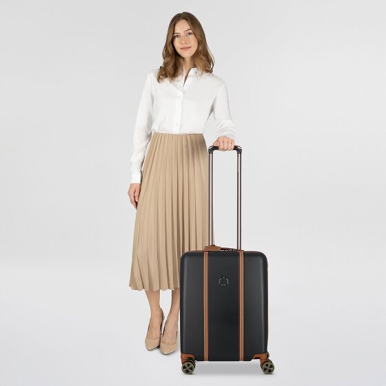 Delsey Paris Cadence 4 Rollen Kabinentrolley 55 cm mit Dehnfalte