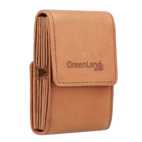 Greenland Nature GreenLand NATURE Kreditkartenetui RFID Schutz Leder 7 cm