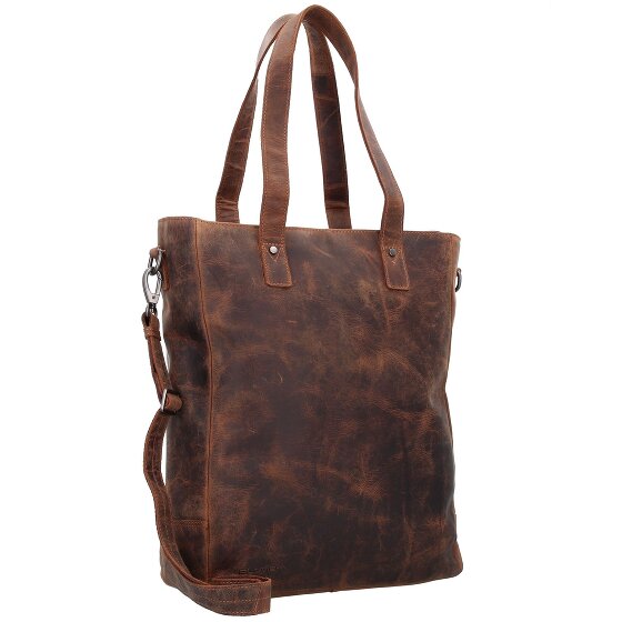 Plevier Retro Jackson Shopper Tasche Leder 31 cm Laptopfach