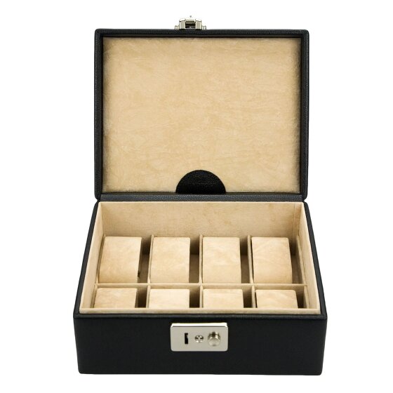 Windrose Beluga Schmuckkasten Leder 19.5 cm