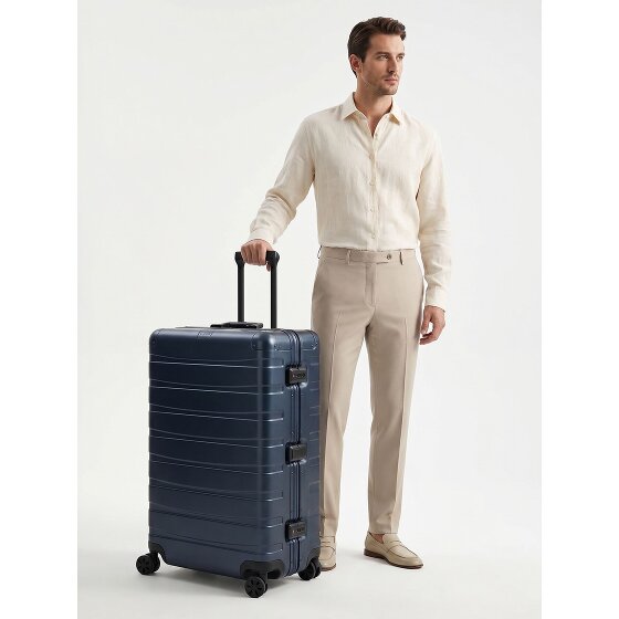 Redolz Pro Aluminium 4-Rollen Trolley L Aluminium 77 cm