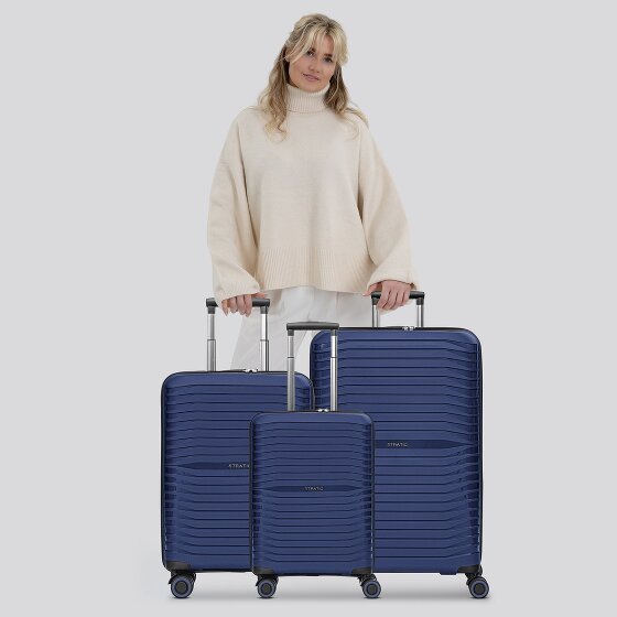 Stratic Shine 4 Rollen Kofferset 3-teilig mit Dehnfalte