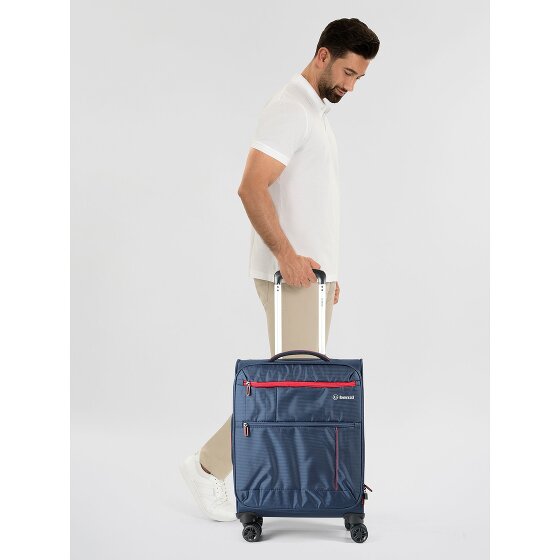 Benzi 5825 4 Rollen Kabinentrolley 55 cm mit Dehnfalte