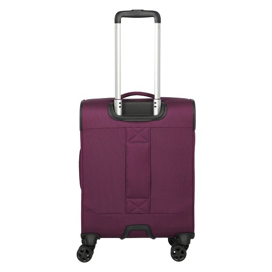 Travelite Cubis 4 Rollen Kabinentrolley S 55 cm mit Dehnfalte