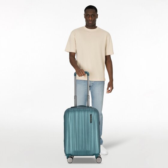 Polestream Moonrock 4 Rollen Kabinentrolley 55 cm mit Dehnfalte