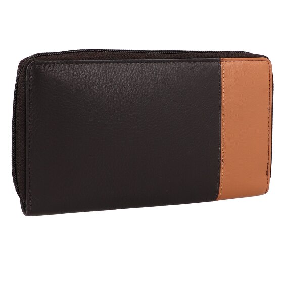 Greenburry Nappa Geldbörse RFID Schutz Leder 19.5 cm