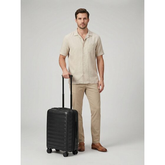 d&n Toronto 4 Rollen Kabinentrolley S 54 cm mit Dehnfalte