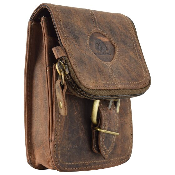 Greenburry Vintage Gürteltasche Leder 14,5 cm
