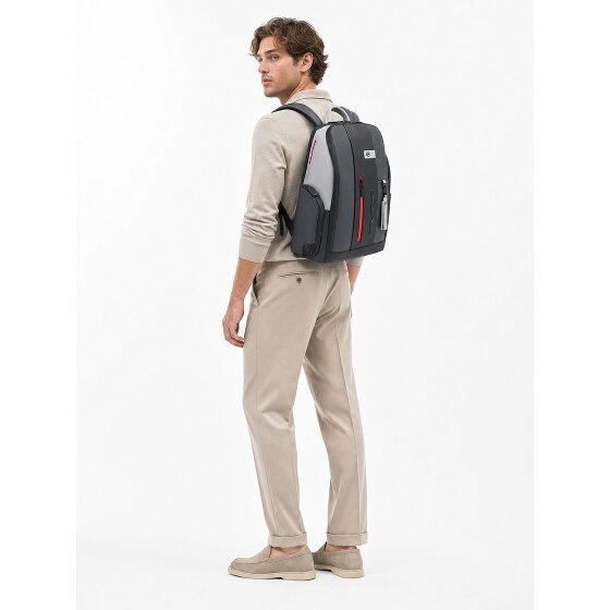 Piquadro Urban Daypack RFID Schutz Leder 46 cm Laptopfach