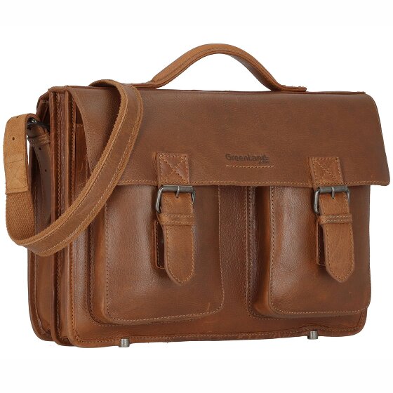 Greenland Nature Aktentasche Leder 40 cm
