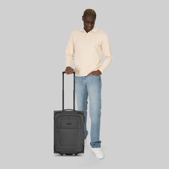 Redolz Essentials 12 2 Rollen Kabinentrolley S 55 cm mit Dehnfalte