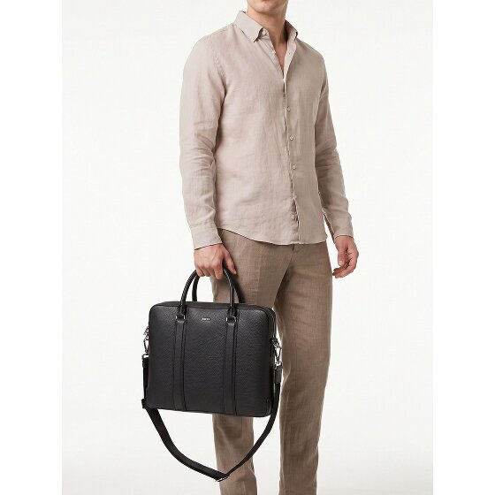 Boss Derwil Aktentasche Leder 38 cm Laptopfach
