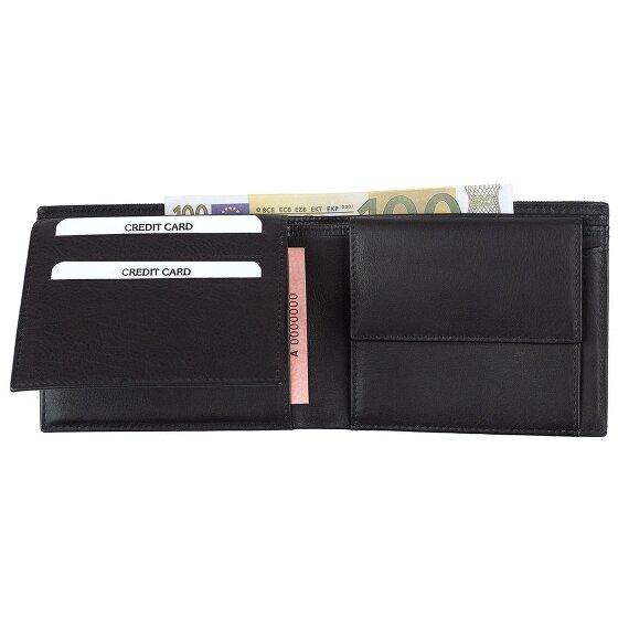 Bench Carbon Geldbörse Leder 12 cm