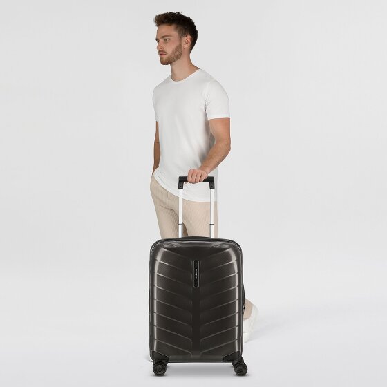 Samsonite Attrix 4 Rollen Kabinentrolley 55 cm mit Dehnfalte