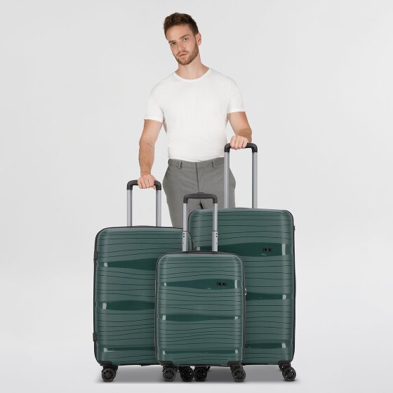 d&n Travel Line 4300 4 Rollen Kofferset 3-teilig