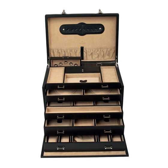 Windrose Ambiance Schmuckkasten Leder 37 cm