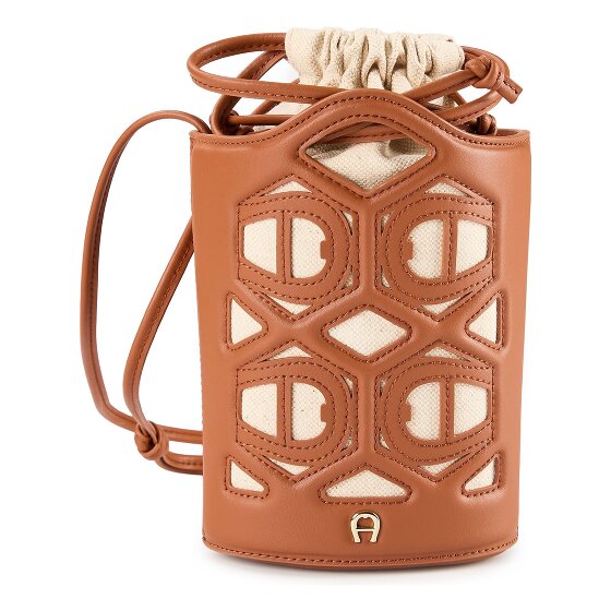 AIGNER Azzura Mini Bag Umhängetasche Leder 12 cm