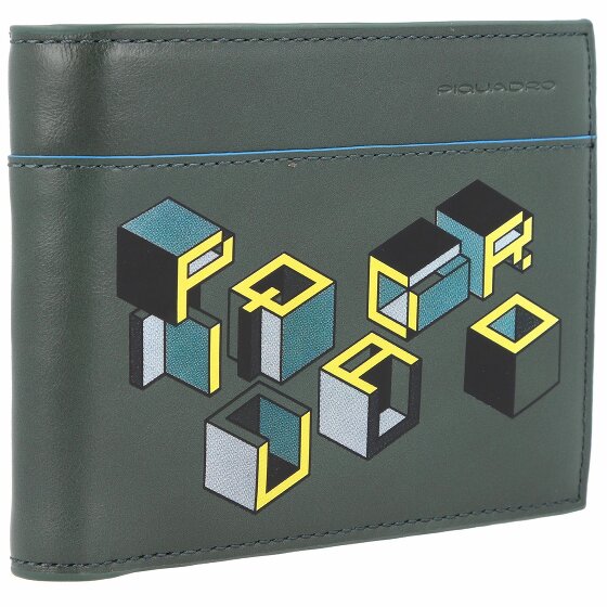 Piquadro Blue Square Revamp Geldbörse RFID Leder 13 cm