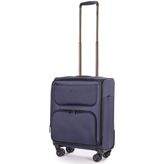 Stratic Bendigo Light + 4 Rollen Kabinentrolley 54 cm mit Dehnfalte