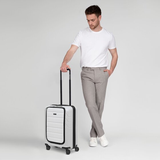 Redolz Essentials 17 4-Rollen Kabinentrolley 55 cm Soft-Pocket Laptopfach