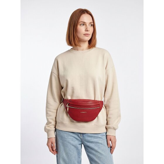 Lazarotti Bologna Leather Double-Zip Gürteltasche Crossbody Leder 25 cm