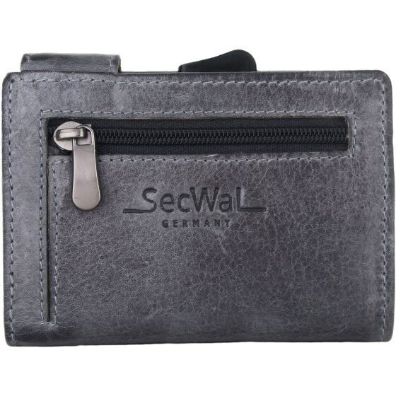 SecWal SecWal 1 Kreditkartenetui Geldbörse RFID Leder 9 cm