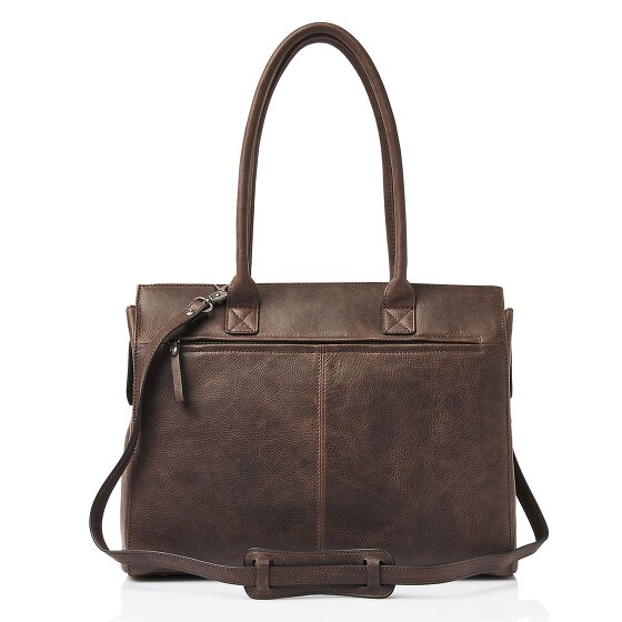 Castelijn & Beerens Carisma Schultertasche RFID Leder 38 cm Laptopfach