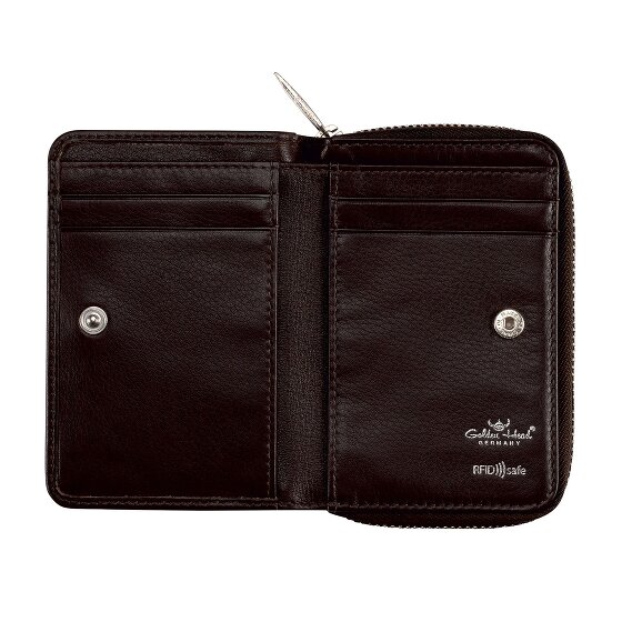 Golden Head Capri Geldbörse RFID Schutz Leder 8 cm