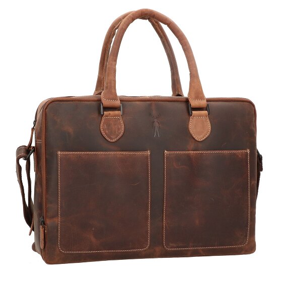 Jack Kinsky Baltimore 7 Aktentasche Leder 39 cm