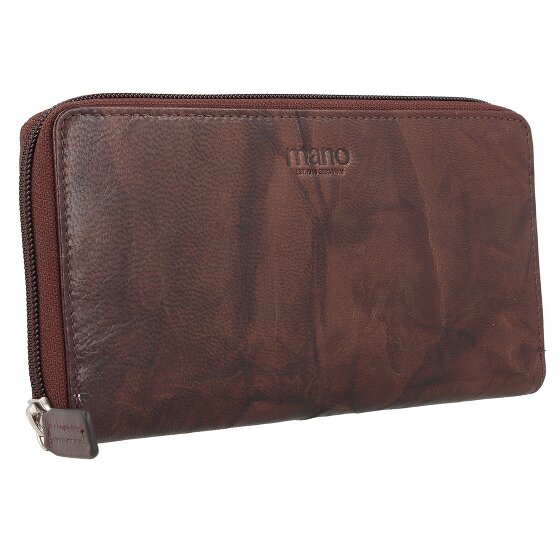 mano Donna Aurona Geldbörse RFID Leder 19 cm
