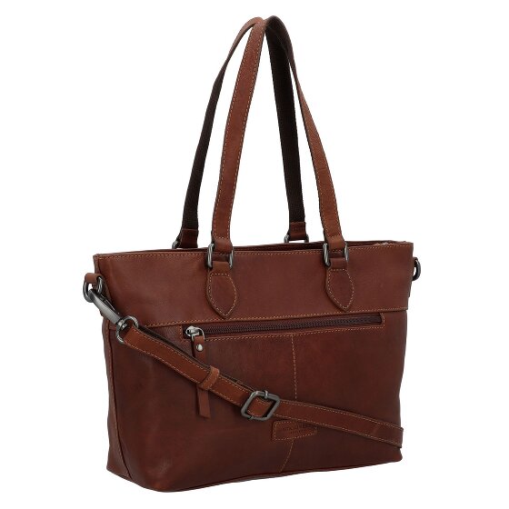 Jack Kinsky Schultertasche Leder 27 cm
