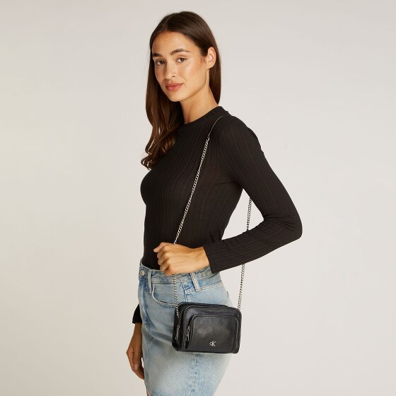 Calvin Klein Jeans Utility Schultertasche Leder 34 cm