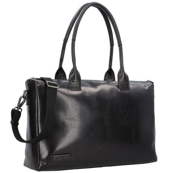 Plevier Rock Copal Schultertasche Leder 44 cm Laptopfach