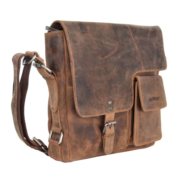 Greenburry Vintage Umhängetasche Leder 32 cm