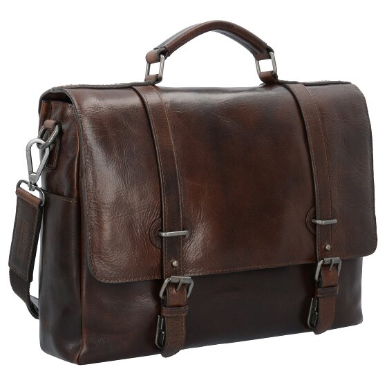 Leonhard Heyden Roma Aktentasche Leder 39 cm Laptopfach